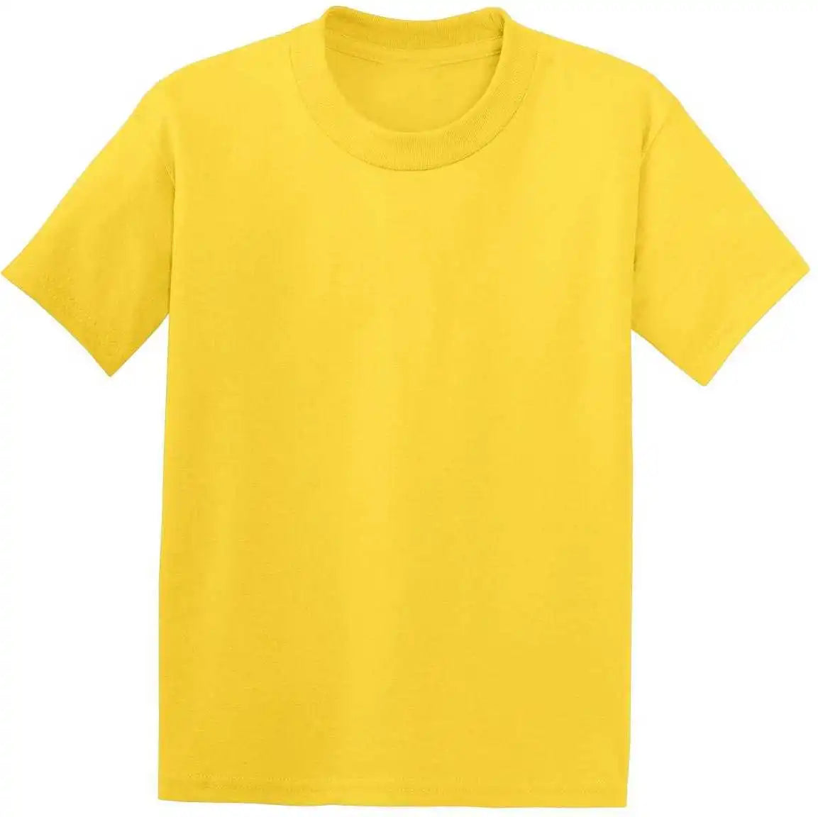Hanes 5370 Youth Ecosmart 50/50 Cotton/poly t Shirt Yellow