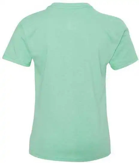 Hanes 5450 Authentic Youth Short Sleeve t Shirt Clean Mint