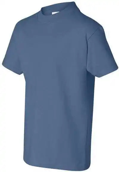 Hanes 5450 Authentic Youth Short Sleeve T-shirt - Denim Blue