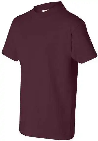 Hanes 5450 Authentic Youth Short Sleeve T-shirt - Maroon