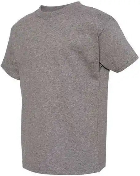 Hanes 5450 Authentic Youth Short Sleeve T-shirt - Oxford Grey