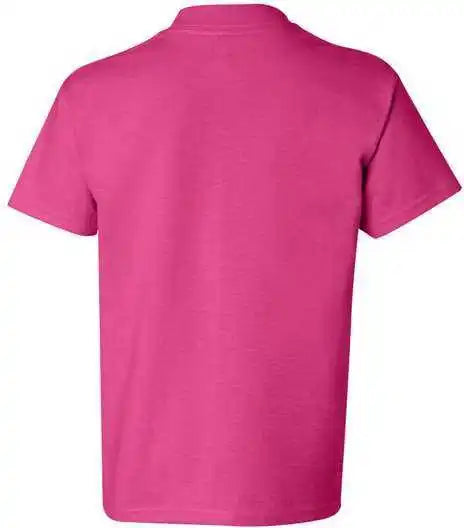 Hanes 5450 Authentic Youth Short Sleeve T-shirt - Wow Pink