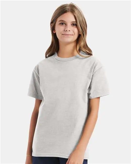 Hanes 5450 Authentic Youth T-shirt - Ash