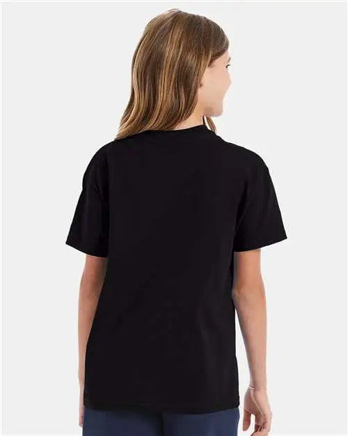 Hanes 5450 Authentic Youth T-shirt - Black