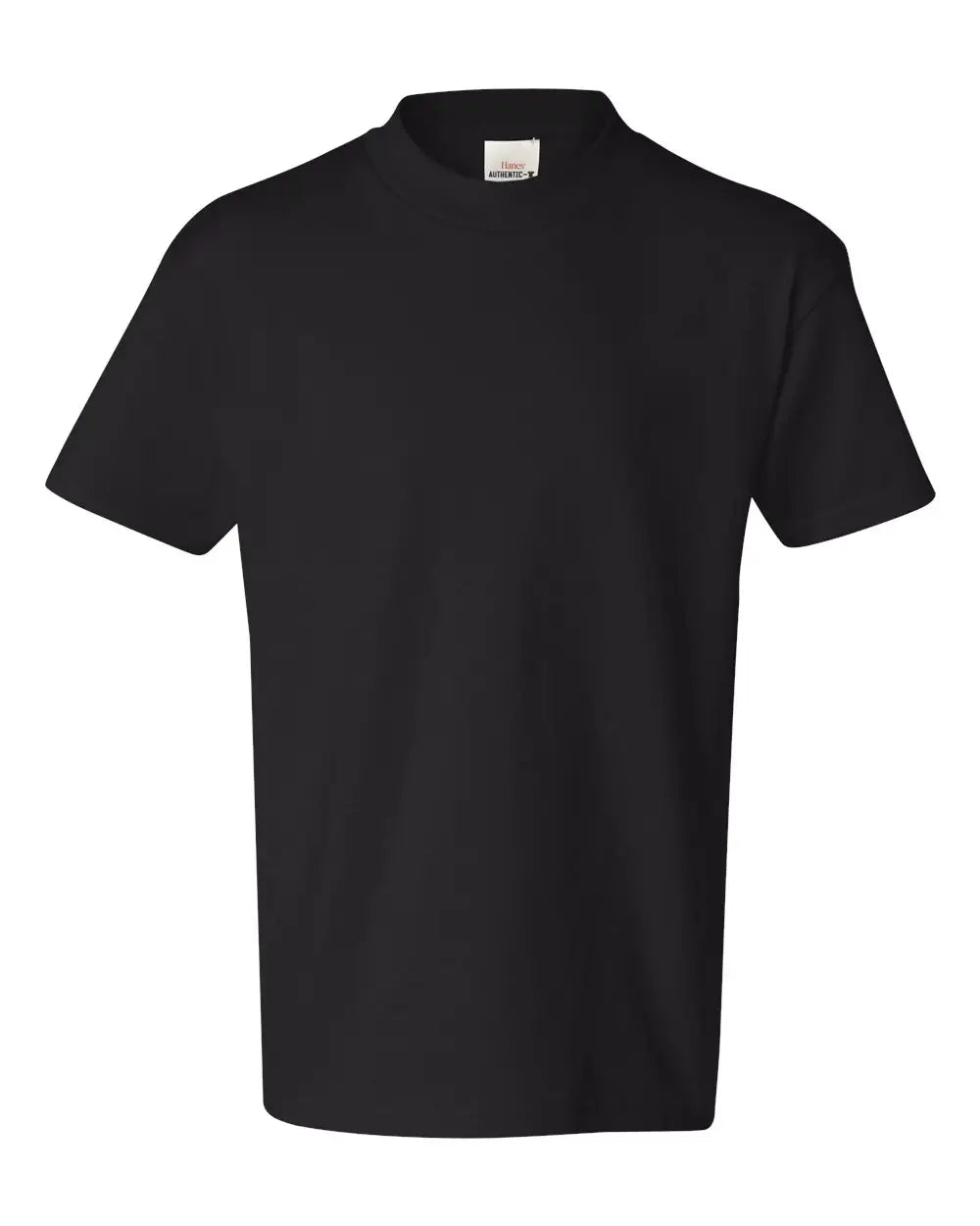 Hanes 5450 Authentic Youth T-shirt - Black - Xs