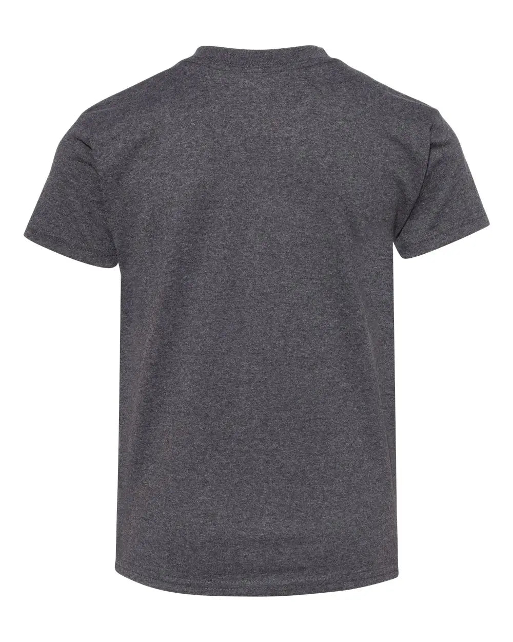 Hanes 5450 Authentic Youth T-shirt - Charcoal Heather - Dark Gray / Xs