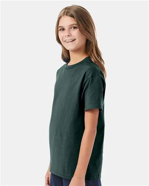 Hanes 5450 Authentic Youth T-shirt - Deep Forest