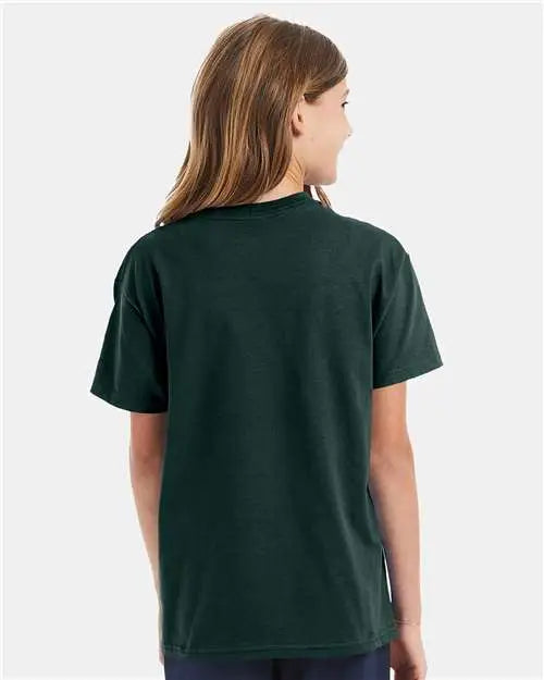 Hanes 5450 Authentic Youth T-shirt - Deep Forest