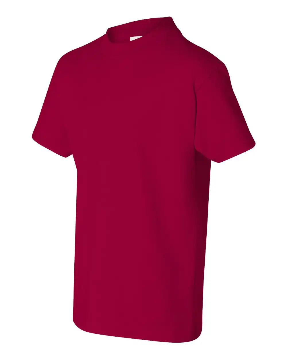 Hanes 5450 Authentic Youth T-shirt - Deep Red - Xs