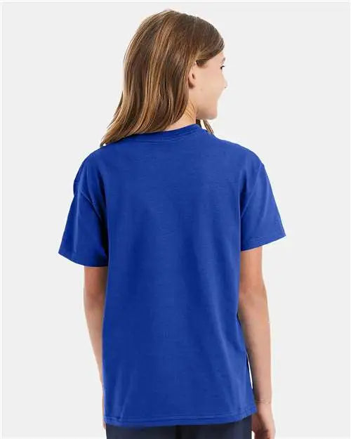 Hanes 5450 Authentic Youth T-shirt - Deep Royal