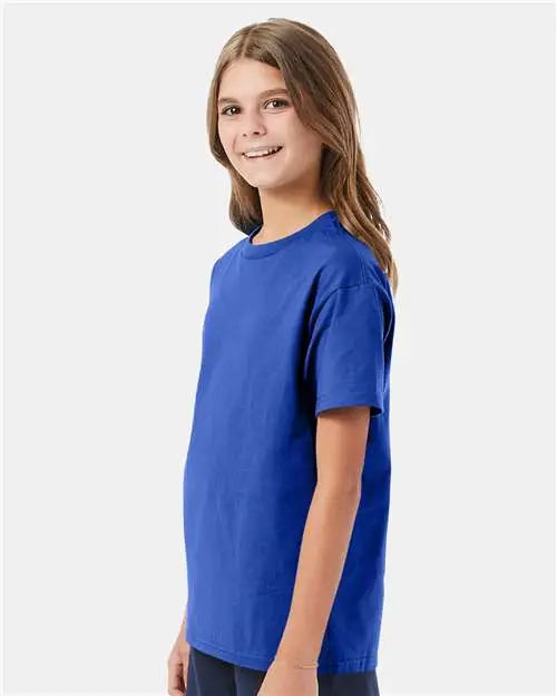 Hanes 5450 Authentic Youth T-shirt - Deep Royal