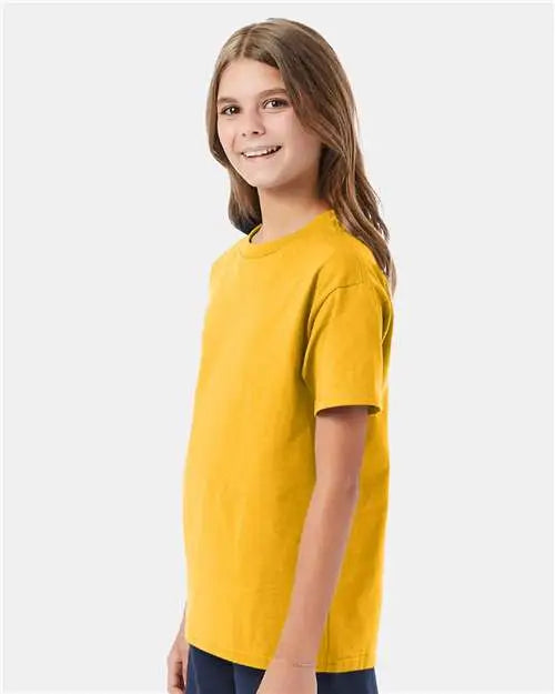 Hanes 5450 Authentic Youth T-shirt - Gold