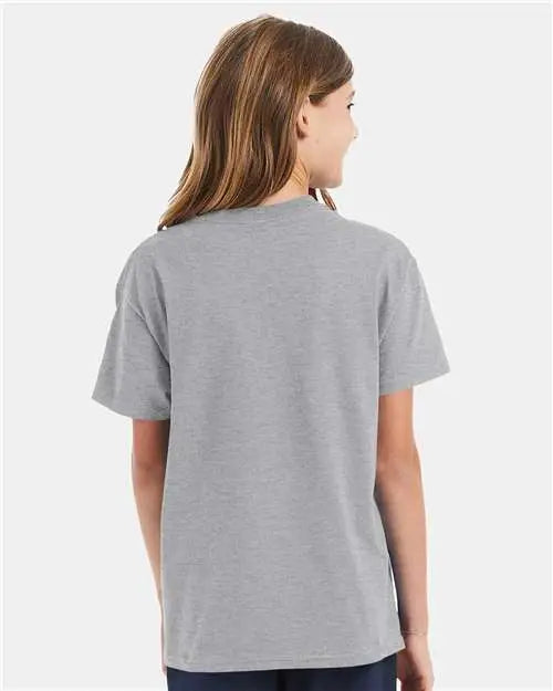 Hanes 5450 Authentic Youth T-shirt - Light Steel