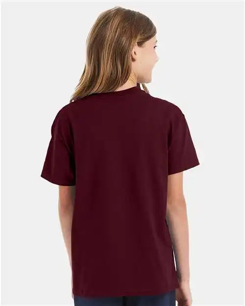 Hanes 5450 Authentic Youth T-shirt - Maroon
