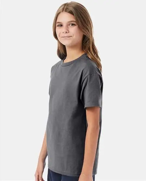 Hanes 5450 Authentic Youth T-shirt - Smoke Grey