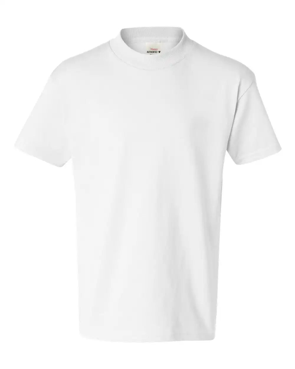 Hanes 5450 Authentic Youth T-shirt - White - Xs