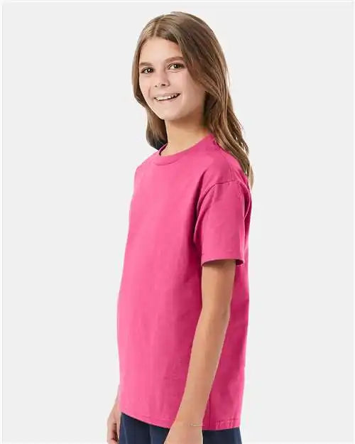 Hanes 5450 Authentic Youth T-shirt - Wow Pink