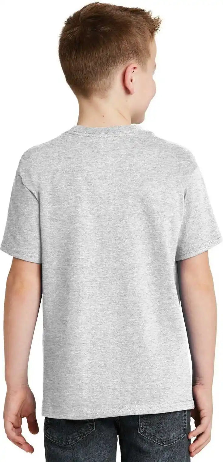 Hanes 5450 Youth Tagless 100% Cotton t Shirt Ash