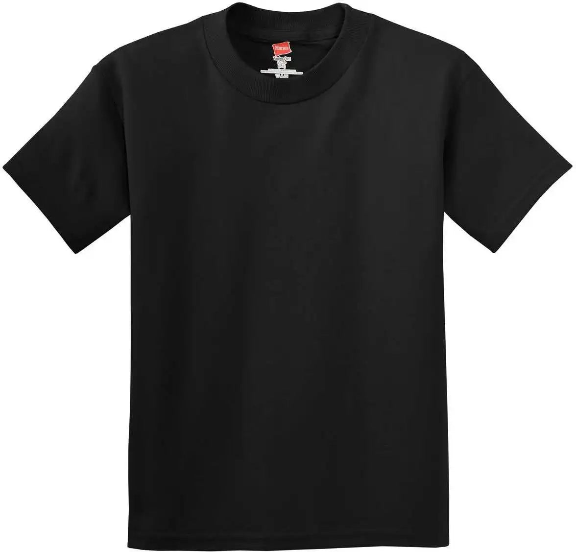 Hanes 5450 Youth Tagless 100% Cotton t Shirt Black