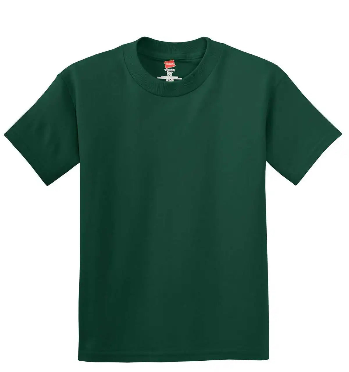 Hanes 5450 Youth Tagless 100% Cotton t Shirt Deep Forest