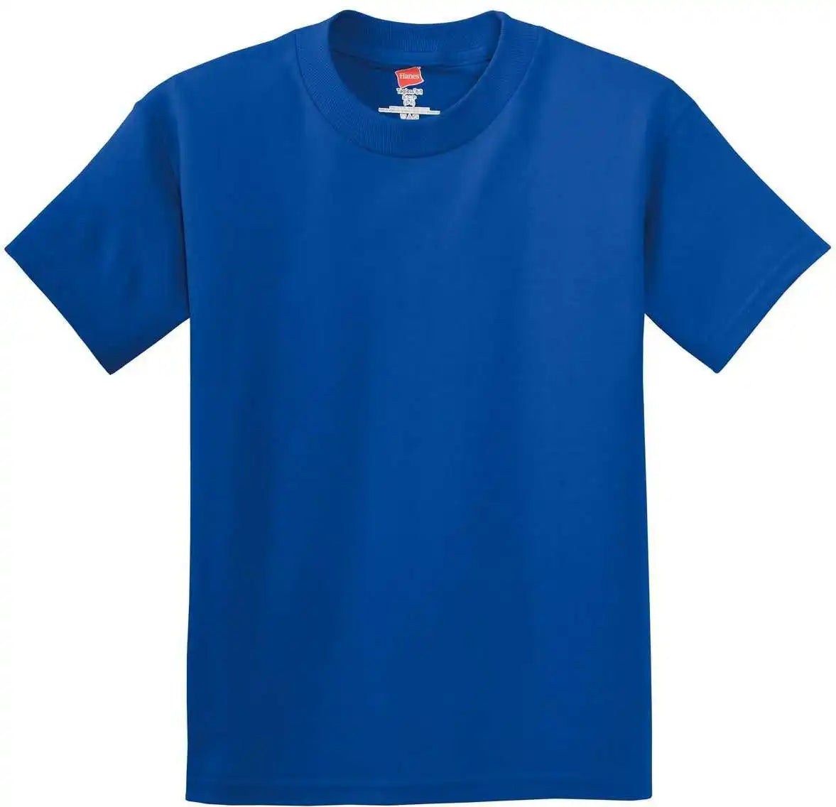 Hanes 5450 Youth Tagless 100% Cotton t Shirt Deep Royal