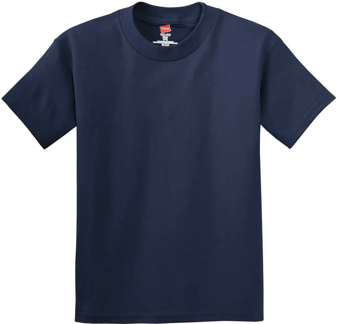 Hanes 5450 Youth Tagless 100% Cotton t Shirt Navy