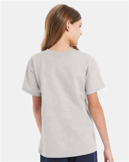 Hanes 5480 Essential-t Youth T-shirt - Ash