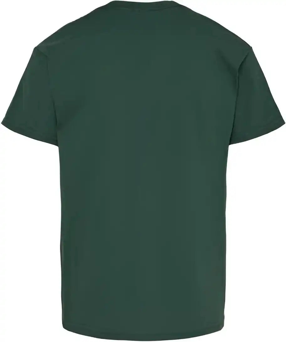 Hanes 5480 Essential-t Youth T-shirt - Athletic Dark Green