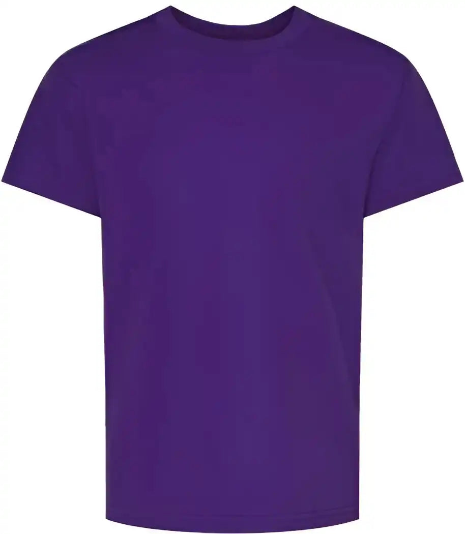Hanes 5480 Essential t Youth Shirt Athletic Purple