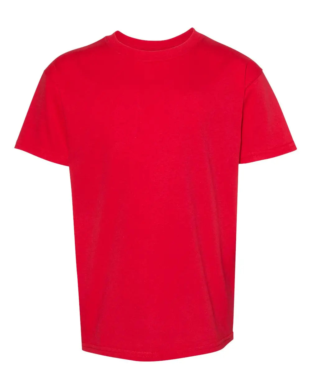 Hanes 5480 Essential-t Youth T-shirt - Athletic Red - Xs