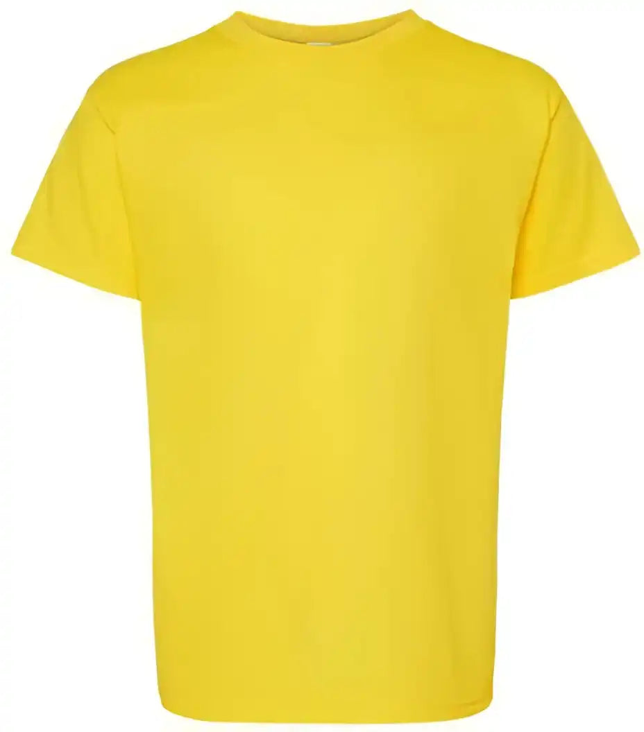 Hanes 5480 Essential t Youth Shirt Athletic Yellow