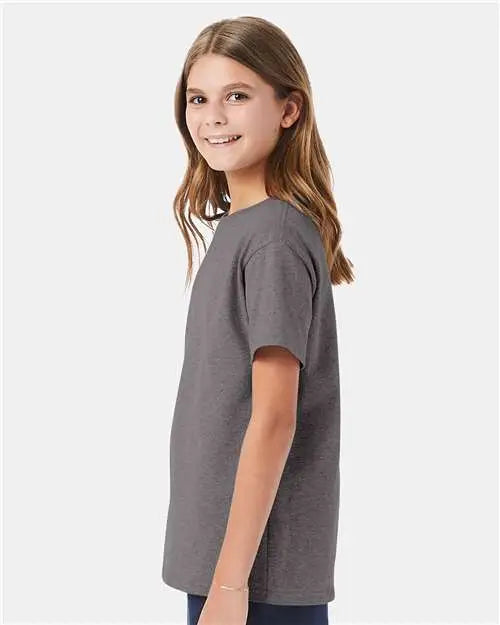 Hanes 5480 Essential-t Youth T-shirt - Oxford Grey