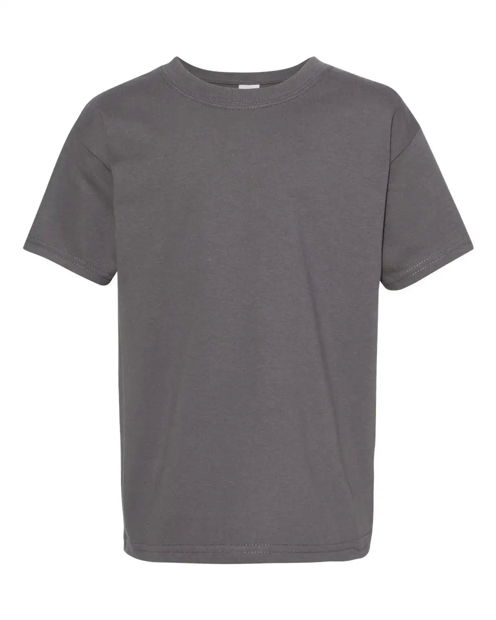 Hanes 5480 Essential-t Youth T-shirt - Smoke Grey - Gray / Xs