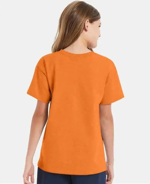 Hanes 5480 Essential-t Youth T-shirt - Tennessee Orange