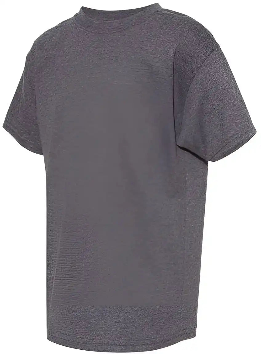 Hanes 5480 Essential-t Youth Short Sleeve T-shirt - Charcoal Heather