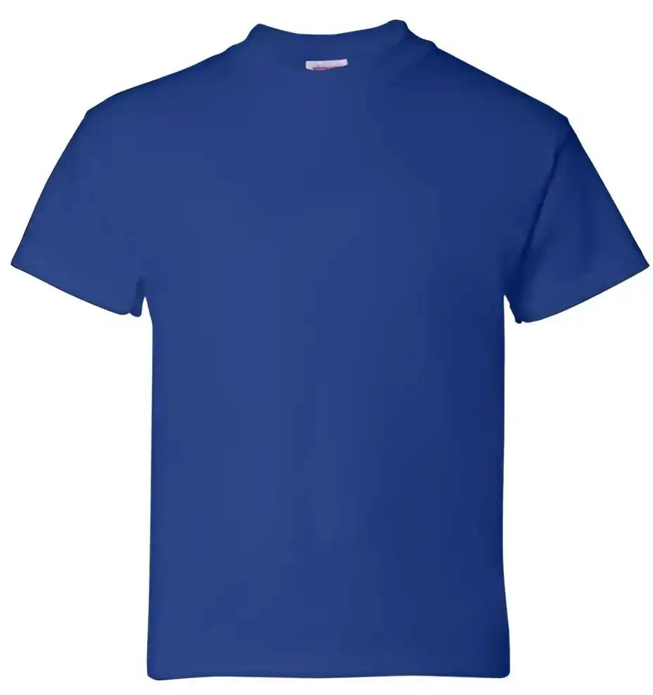 Hanes 5480 Essential t Youth Short Sleeve Shirt Deep Royal