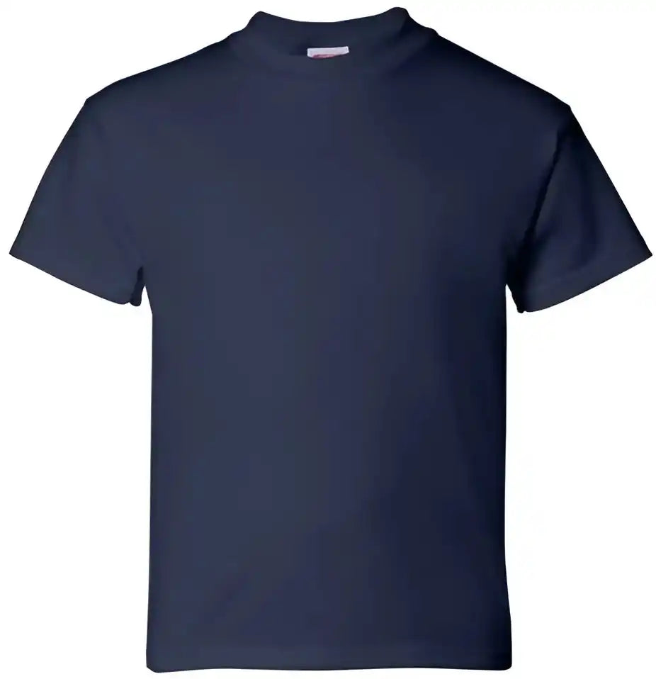 Hanes 5480 Essential-t Youth Short Sleeve T-shirt - Navy
