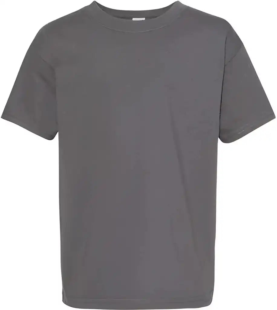 Hanes 5480 Essential t Youth Short Sleeve Shirt Smoke Grey