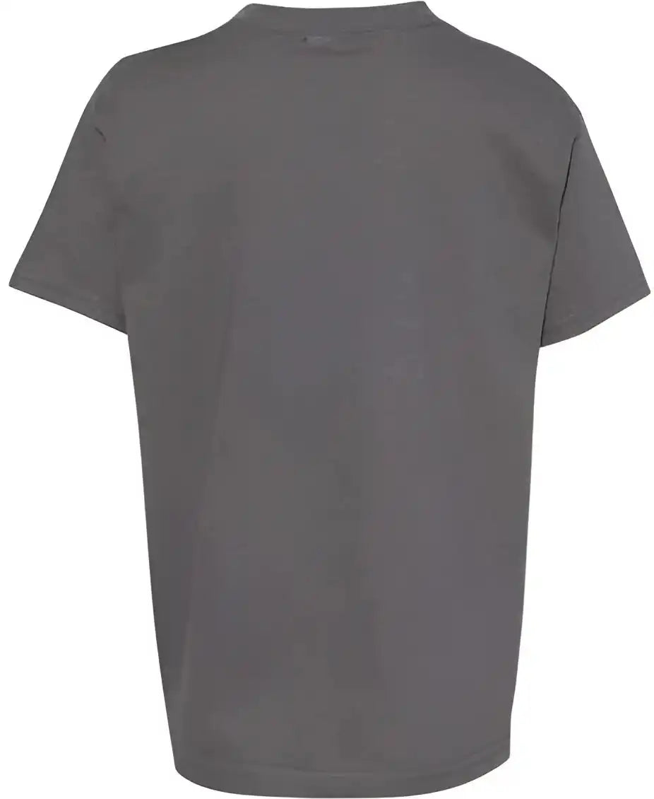 Hanes 5480 Essential-t Youth Short Sleeve T-shirt - Smoke Grey