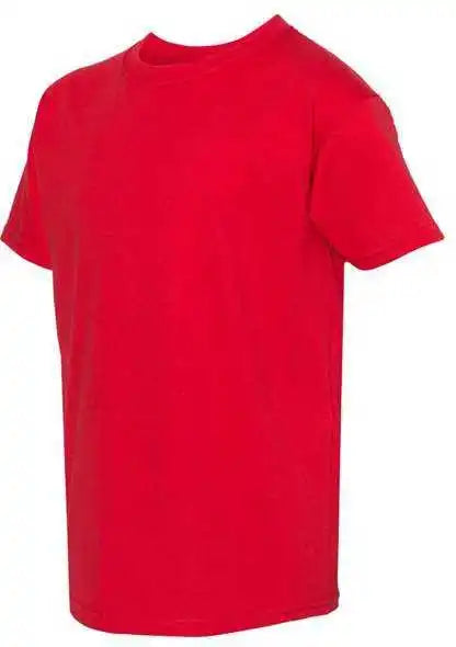 Hanes 5480 Essential t Youth Short Sleeve Shirt Athletic Red