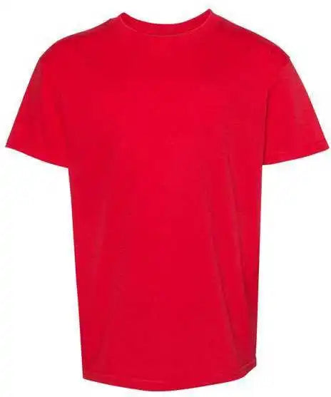 Hanes 5480 Essential t Youth Short Sleeve Shirt Athletic Red