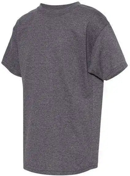Hanes 5480 Essential t Youth Short Sleeve Shirt Charcoal Heather