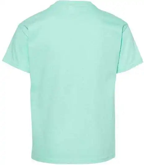 Hanes 5480 Essential t Youth Short Sleeve Shirt Clean Mint