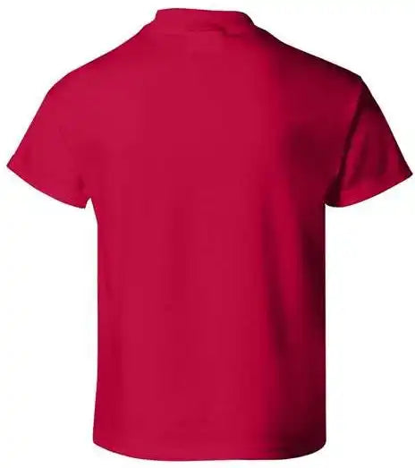 Hanes 5480 Essential t Youth Short Sleeve Shirt Deep Red