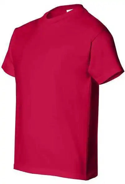 Hanes 5480 Essential t Youth Short Sleeve Shirt Deep Red