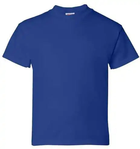 Hanes 5480 Essential t Youth Short Sleeve Shirt Deep Royal