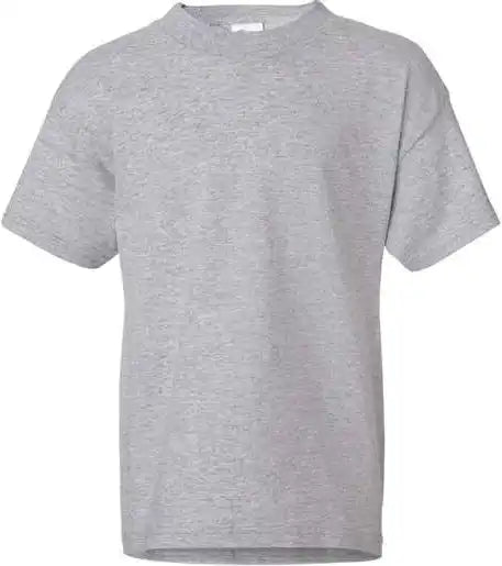 Hanes 5480 Essential t Youth Short Sleeve Shirt Light Steel