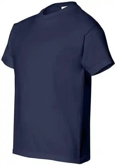 Hanes 5480 Essential t Youth Short Sleeve Shirt Navy