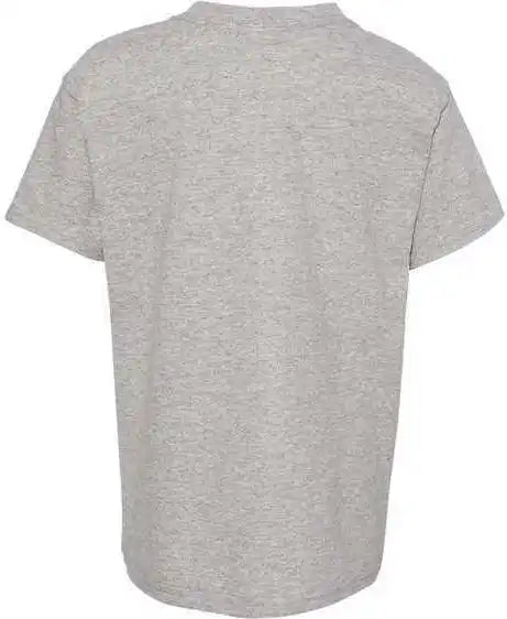 Hanes 5480 Essential t Youth Short Sleeve Shirt Oxford Grey