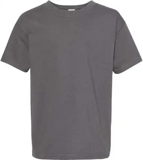 Hanes 5480 Essential t Youth Short Sleeve Shirt Smoke Grey